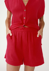 Grace & Mila Wasabi Fuchsia Pink Shorts