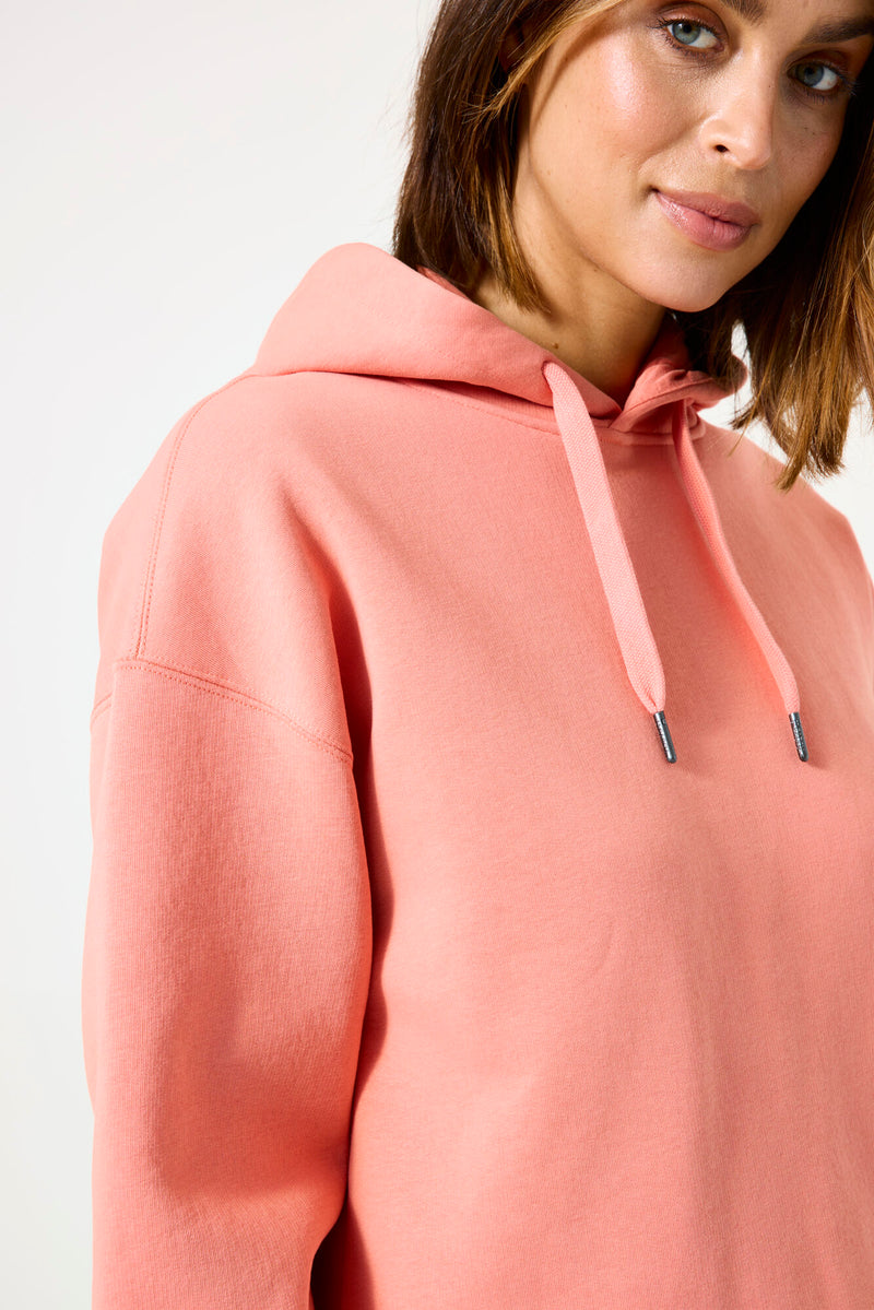 Garcia Peach Sorbet Sports Luxe Fleece Lined Supersoft Hoodie