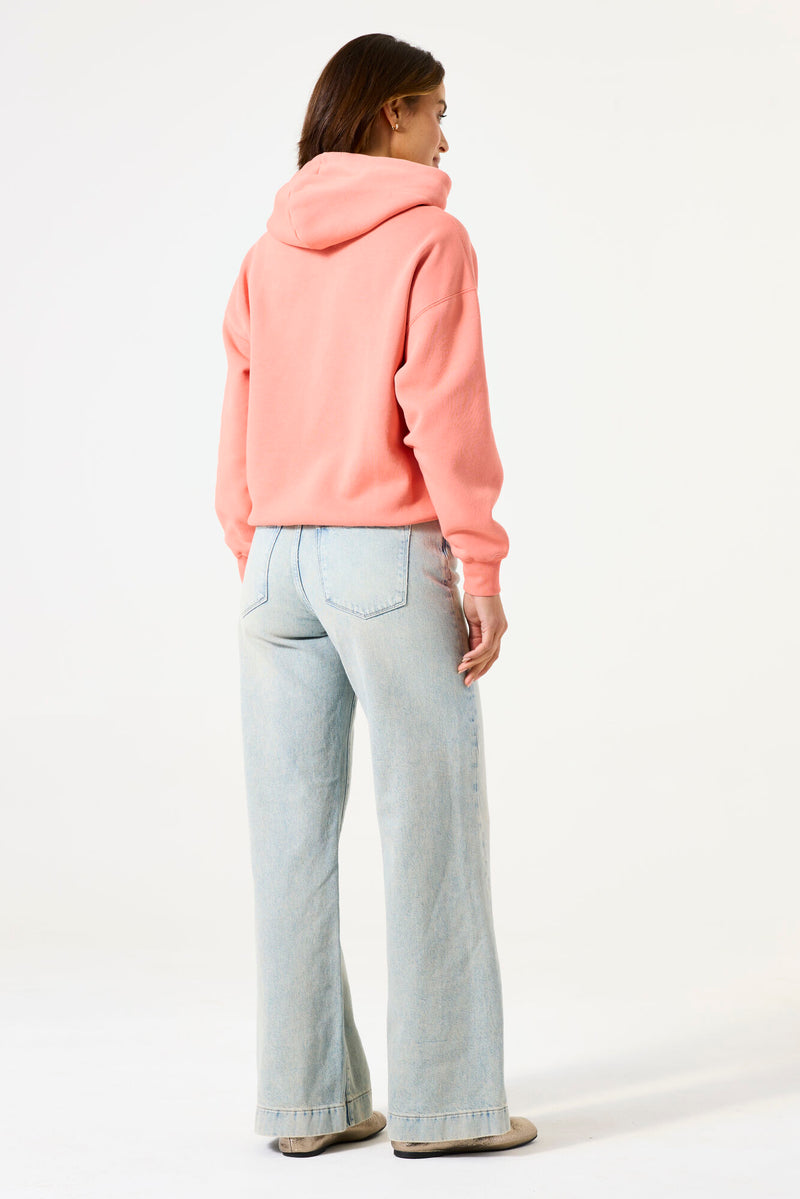 Garcia Peach Sorbet Sports Luxe Fleece Lined Supersoft Hoodie