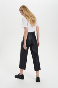 Saint Tropez Dowie Black Faux Leather Culottes