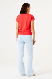 Garcia Ruby Red 'Dolce Vita' Logo T-Shirt, E50201