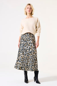 Garcia Classic Cream Supersoft Boat Neckline Knit