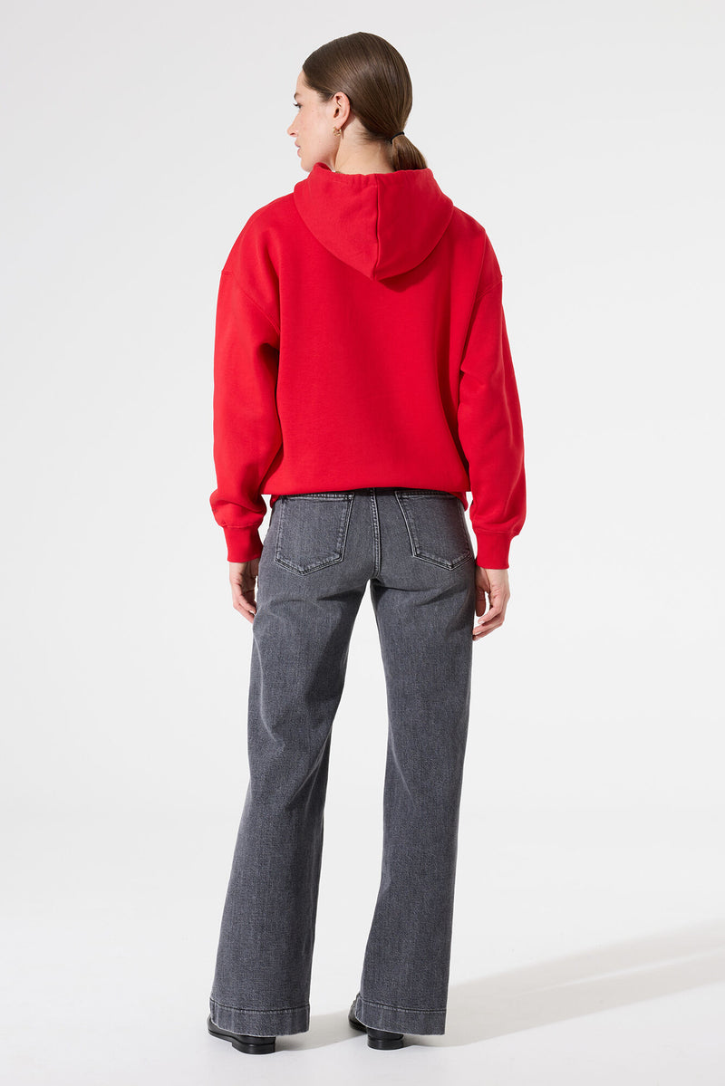Garcia Sports Luxe True Red Supersoft Fleece Lined Hoody, I50262