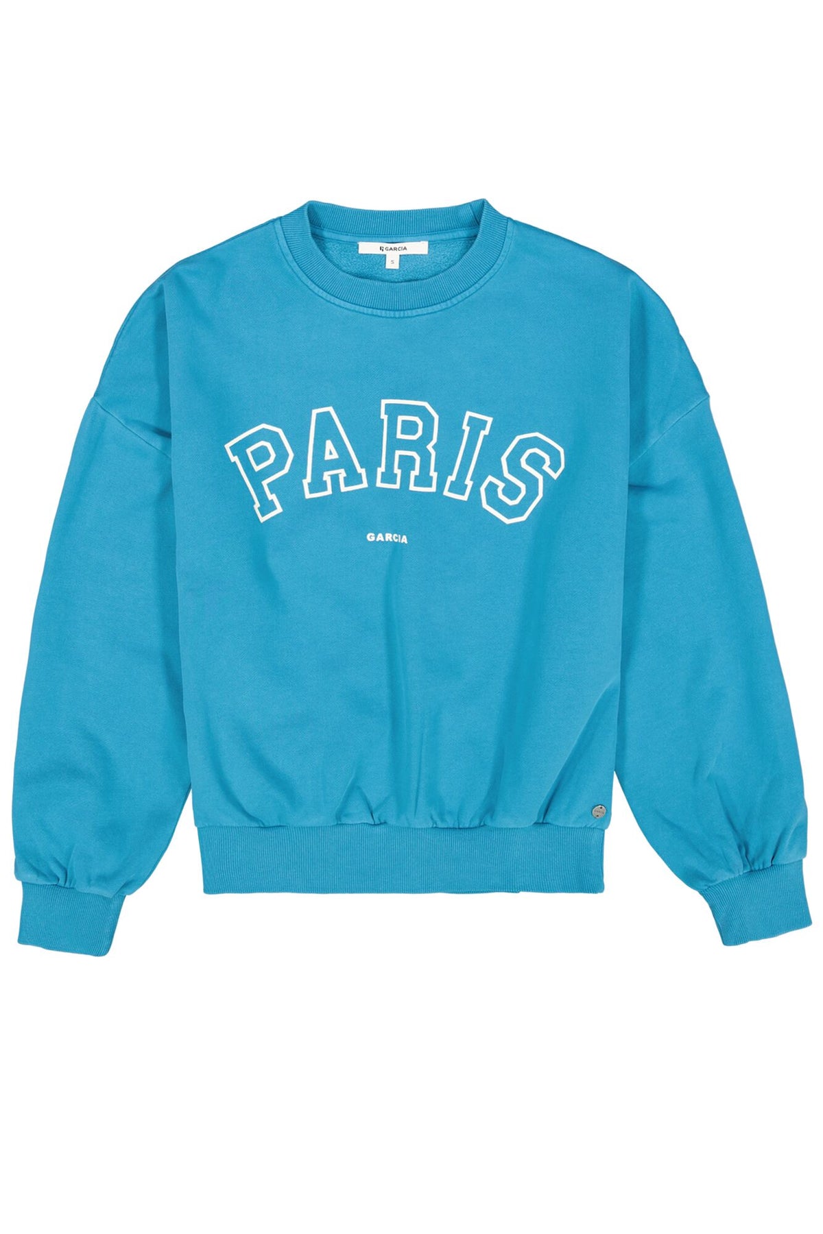 Garcia Sapphire Blue Paris Oversized Sweatshirt, J30261
