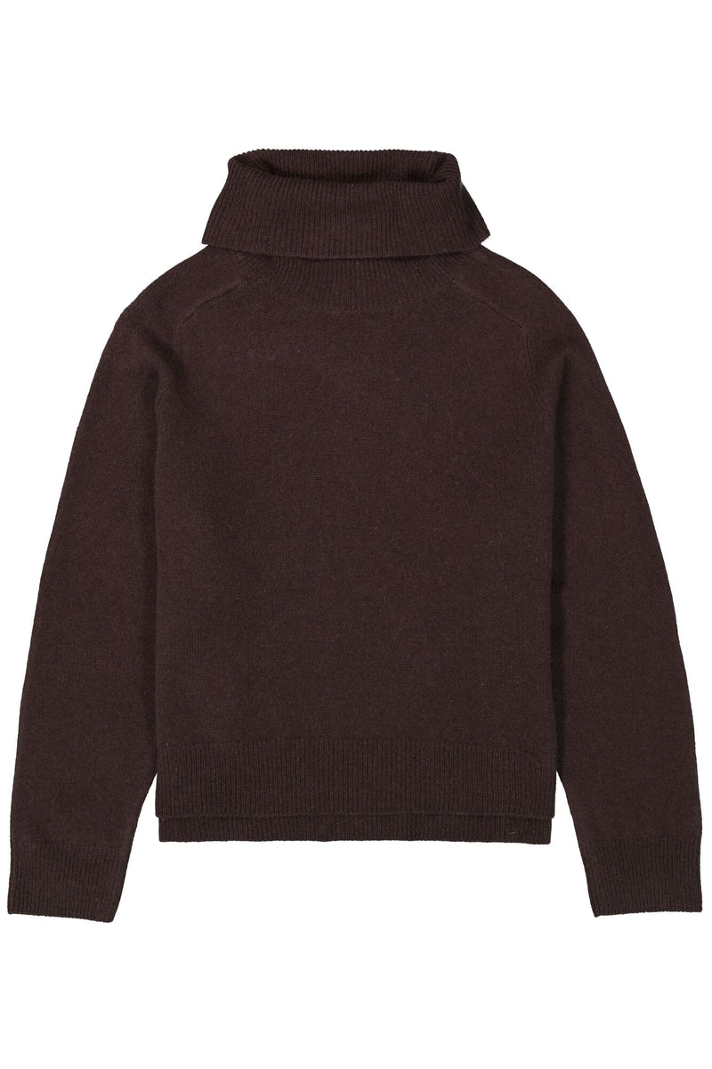 Garcia Chocolate Brown Cowl Neck Knit, J50049