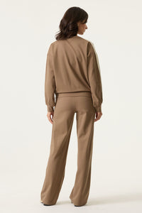 Garcia Soft Taupe Modal V-Neck Sports Luxe Top, N260262