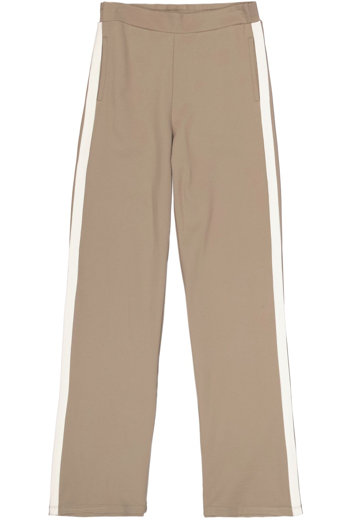 Garcia Soft Taupe Sports Luxe Wide Leg Joggers, N260313