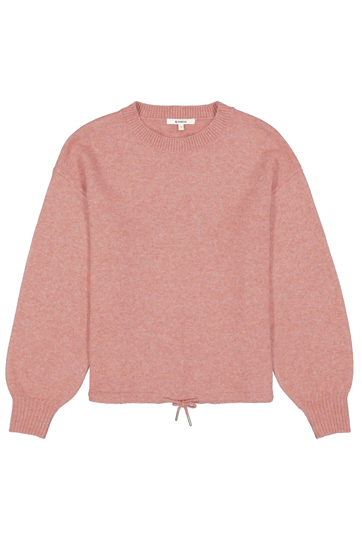 Garcia Coral Dust Melange Supersoft Knit with Tie Detailing, T260244