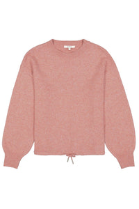 Garcia Coral Dust Melange Supersoft Knit with Tie Detailing, T260244