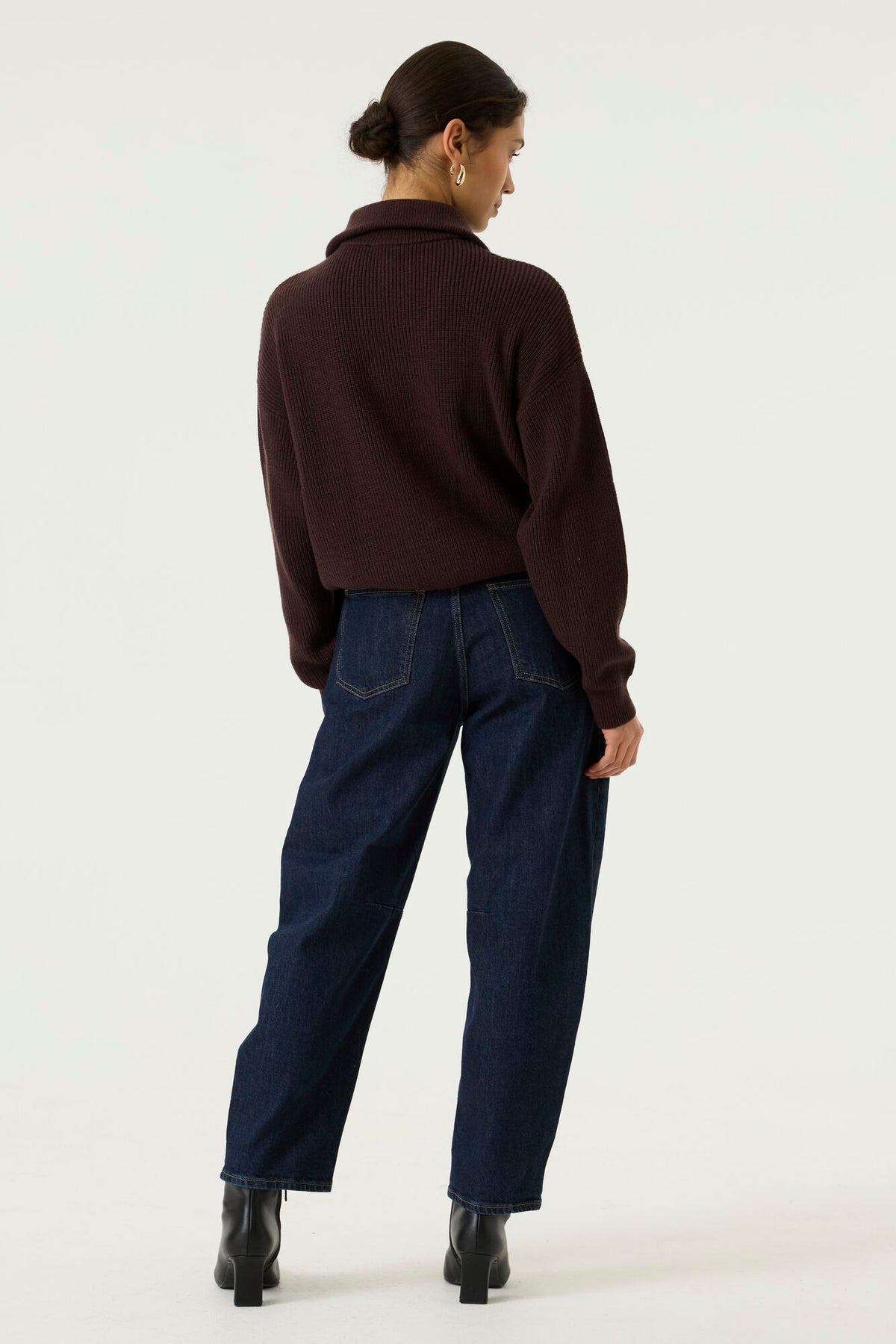 Garcia Hazel Bloom Knitted Half Zip Top, U260049