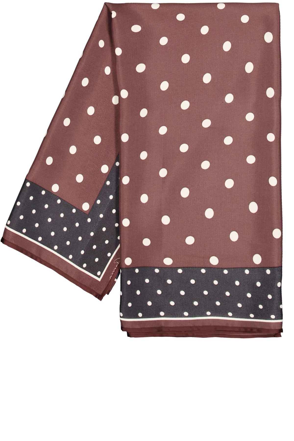 Garcia Hazel Bloom Polka Dot Silk Scarf, U260144