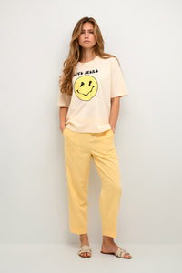 Kaffe Kasilla Antique White 'Love More' Oversized T-Shirt, 10507549