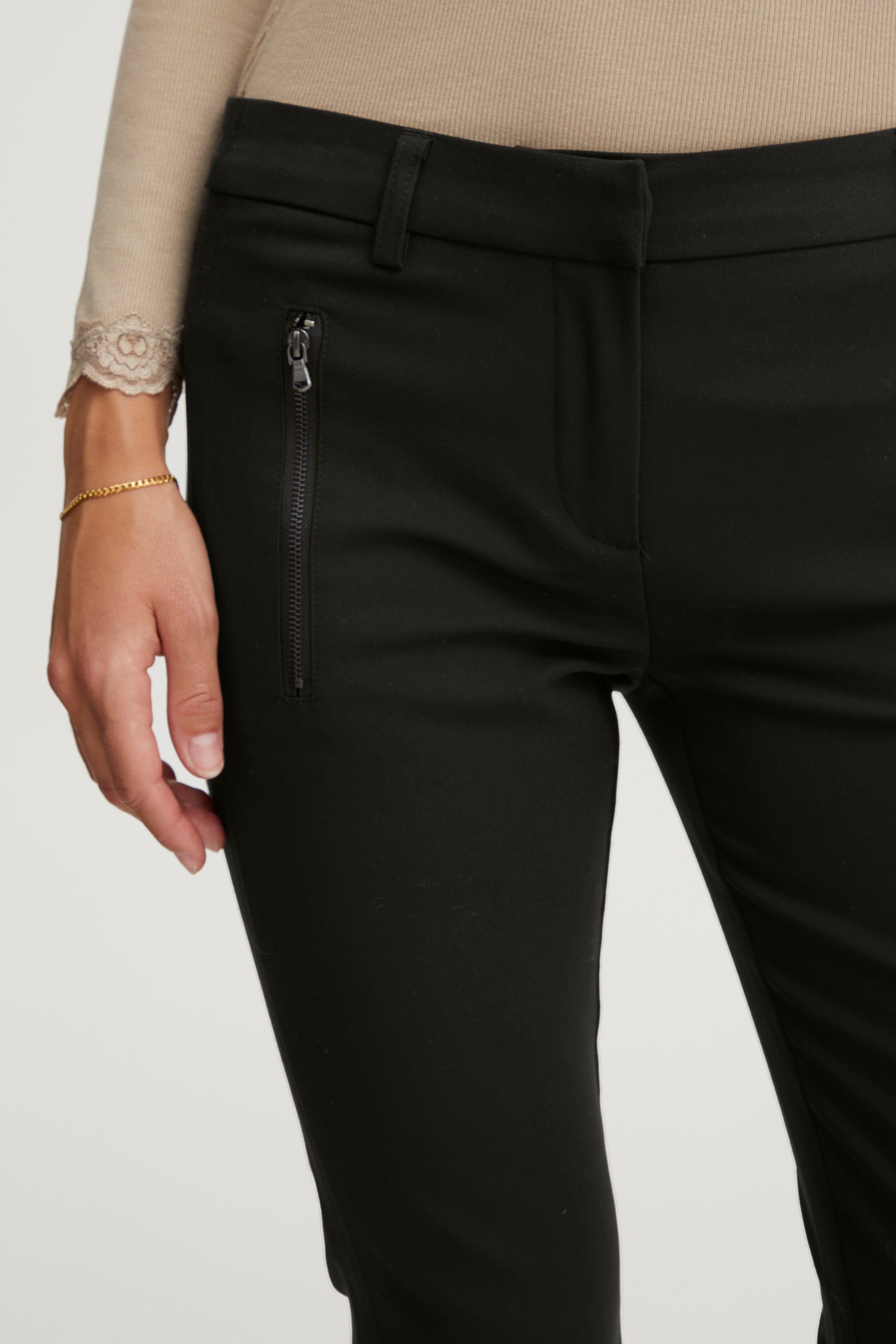 Fransa Zapant Black Cigarette Style 67 – Trousers, Ruby Boutique 20603400