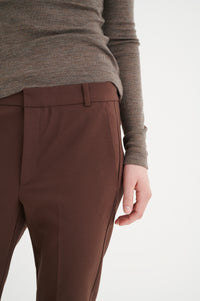 InWear Zella Coffee Brown Trousers, 30103749