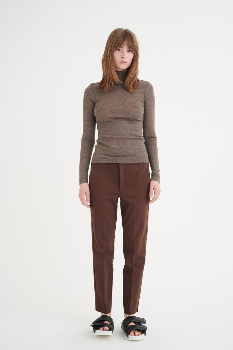 InWear Zella Coffee Brown Trousers, 30103749 – Ruby 67 Boutique