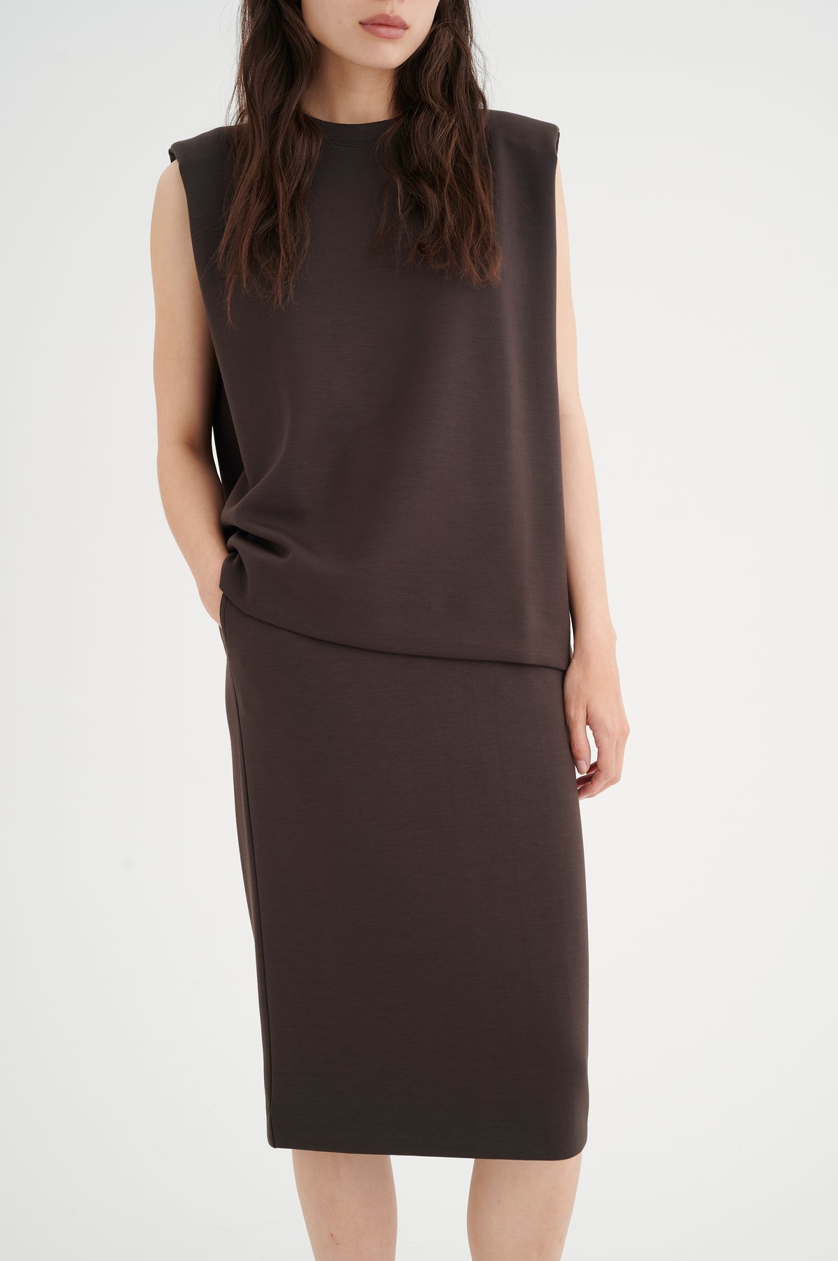 InWear Issa Truffle Brown Skirt, 30107158