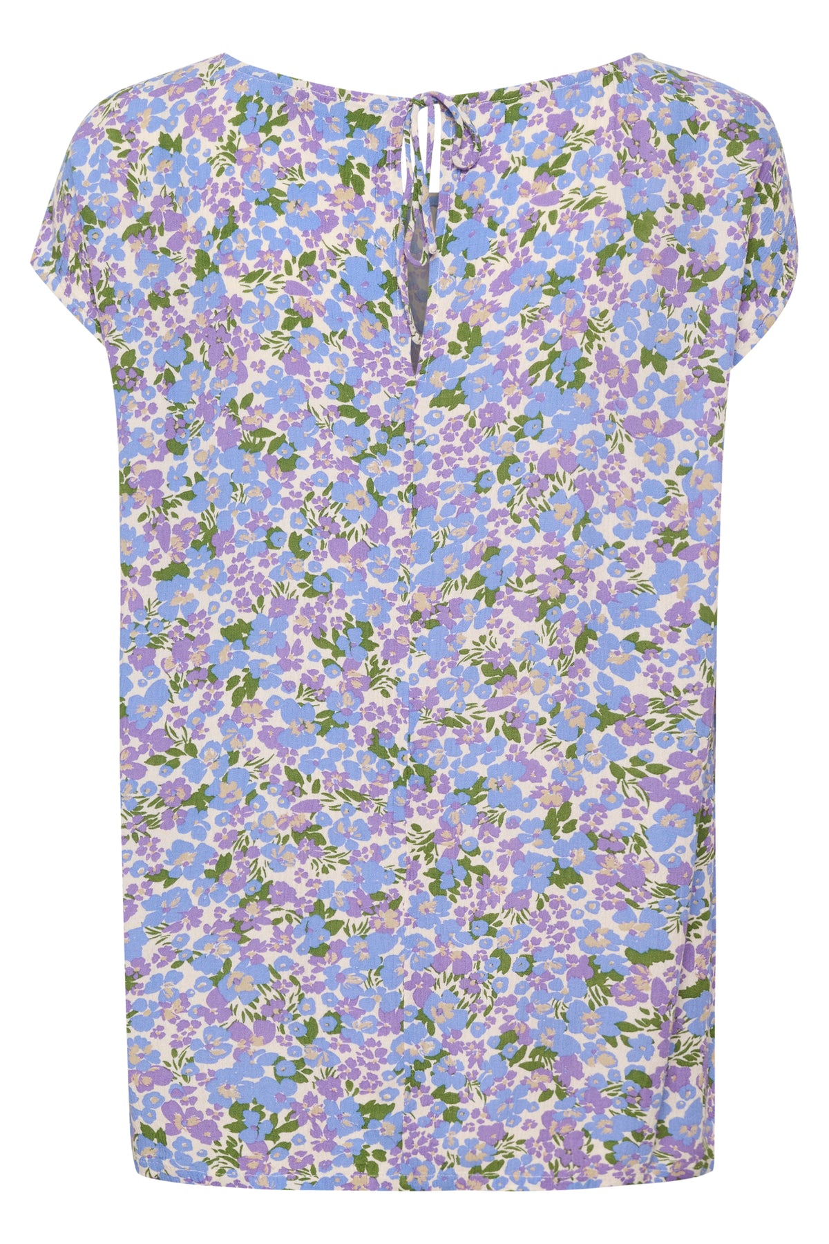 Soaked in Luxury Zaya Lavender Flickering Floral Print Top, 30403130