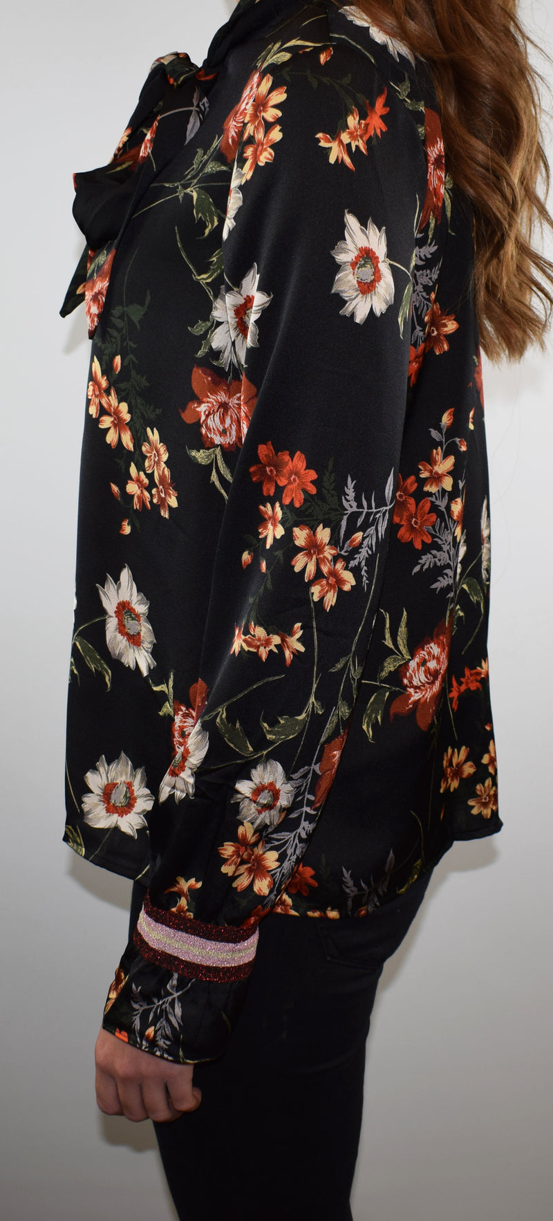 Grace and Mila Reset Black Floral Blouse freeshipping - Ruby 67 Boutique