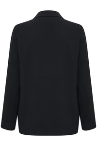 Soaked in Luxury Shirley Black Long Sleeve Blazer, 30405412