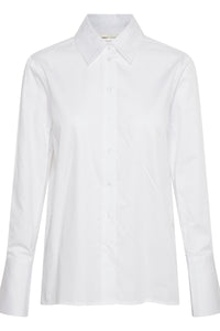 InWear Vex Pure White Relaxed Fit White Shirt freeshipping - Ruby 67 Boutique
